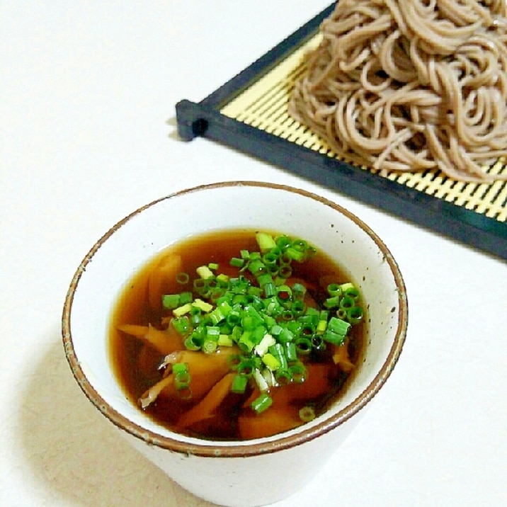 夏に食べたい☆ざる舞茸そば